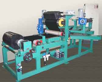 Rubber sheet cutting unit of model ARP-500